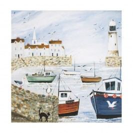 Obrázek Obraz Graham & Brown Harbourside Type, 50 x 50 cm Obrazy, rámy a tabule
