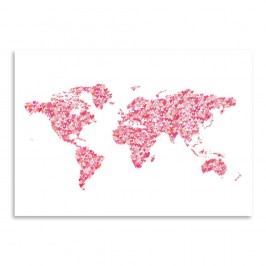 Obrázek Plakát Americanflat World Blush, 30 x 42 cm Obrazy, rámy a tabule