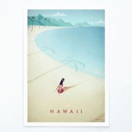 Plakát Travelposter Hawaii, A3
