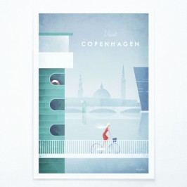 Obrázek Plakát Travelposter Copenhagen, A3 Obrazy, rámy a tabule