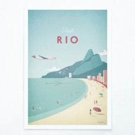 Obrázek Plakát Travelposter Rio, A3 Obrazy, rámy a tabule