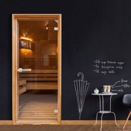 Obrázek Tapeta na dveře v roli Bimago Sauna, 90 x 210 cm Tapety a nálepky