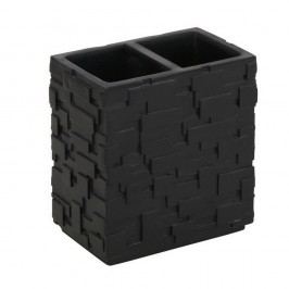 Obrázek Černý kelímek na zubní kartáčky Tomasucci Wall Vybavení koupelny
