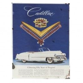 Obrázek Nástěnná retro cedule Novita Cadillac Obrazy, rámy a tabule