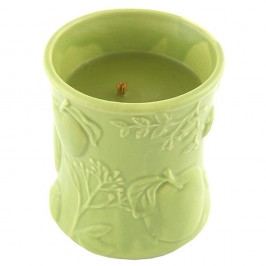 Obrázek Svíčka s vůní ovoce a květin v keramickém svícnu WoodWick Košík jablek, doba hoření 40 hodin Svíčky a aromalampy