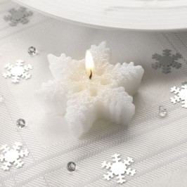 Obrázek Sada 3 svíček Neviti Snowflake Svíčky a aromalampy