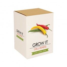 Obrázek Pěstitelský set se semínky chilli papriček Gift Republic Chilli Peppers Vázy, sošky, květináče