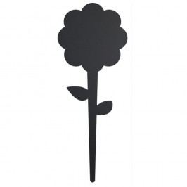 Obrázek Psací štítek s křídovým popisovačem Securit Silhouette Flower, 18 x 8 cm Svícny a dekorace