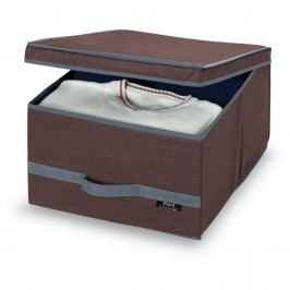 Obrázek Hnědý úložný box Domopak Living, 24 x 50 cm Úložné krabice a košíky