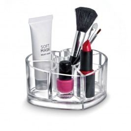 Obrázek Organizér na kosmetiku ve tvaru srdce Domopak Make Up Úložné krabice a košíky