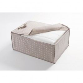 Obrázek Béžový úložný vak Compactor Dots, 50 x 70 cm Úložné krabice a košíky