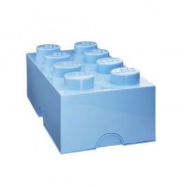 Obrázek Světle modrý úložný box LEGO® Úložné krabice a košíky