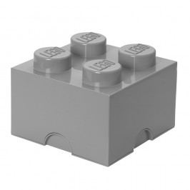 Obrázek Šedý úložný box čtverec LEGO® Úložné krabice a košíky