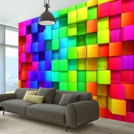 Obrázek Velkoformátová tapeta Bimago Cubes, 400 x 280 cm Tapety a nálepky
