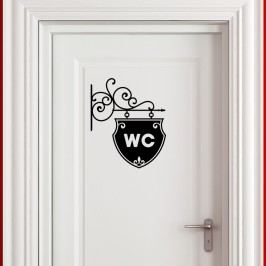 Obrázek Samolepka Ambiance Old And Chic WC Tapety a nálepky