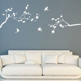 Obrázek Samolepka Ambiance Flight Of Birds, 55 x 75 cm Tapety a nálepky