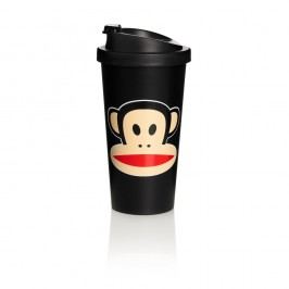Obrázek Černý cestovní hrnek Paul Frank Na krátké i dlouhé cesty