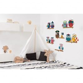 Obrázek Sada samolepek Ambiance Owls Tapety a nálepky