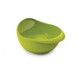 Zelená mísa s cedníkem Joseph Joseph Prep&Serve, délka 21 cm