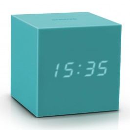 Obrázek Tyrkysový LED budík Gingko Gravitry Cube Hodiny a budíky