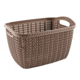 Koš na prádlo otevřený KNIT HOBBY objem 10 l