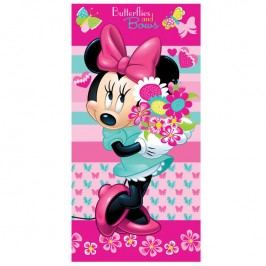 Dětská osuška Minnie flower 70 x 140 cm
